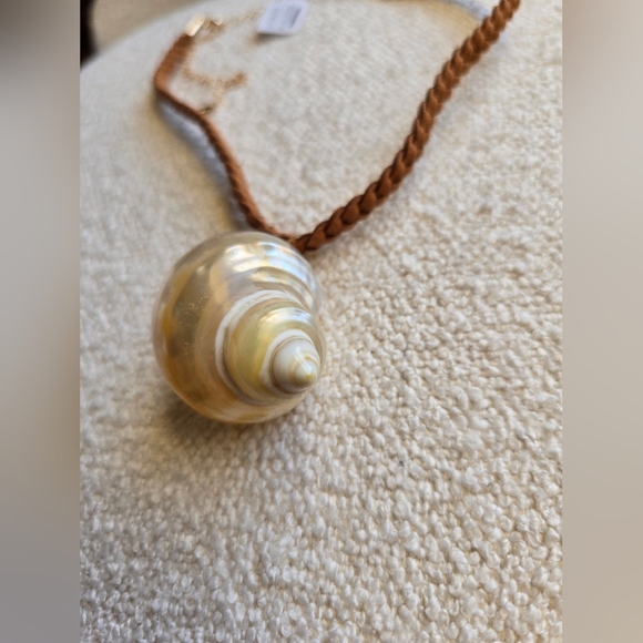 NWT! Free People × Serafina, Sara Choker, Neutral Tan, $38 - Picture 6 of 12